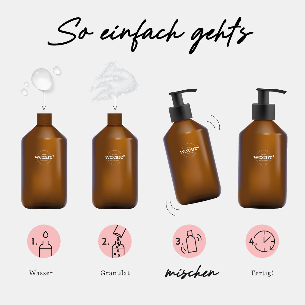 we:care² – Seifenpulver Magnolie & Sandelholz (29 g für 250 ml)