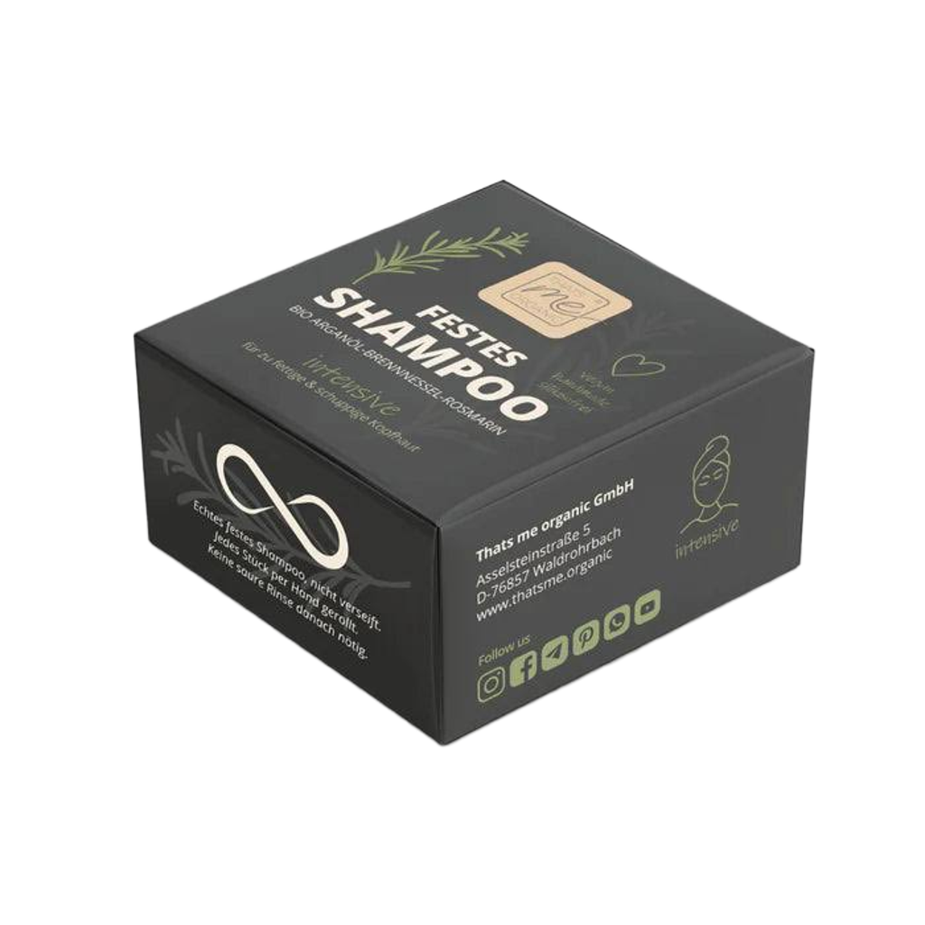 That's me Organic – Festes Shampoo "intensive" Rosmarin & Brennnessel (40 g)